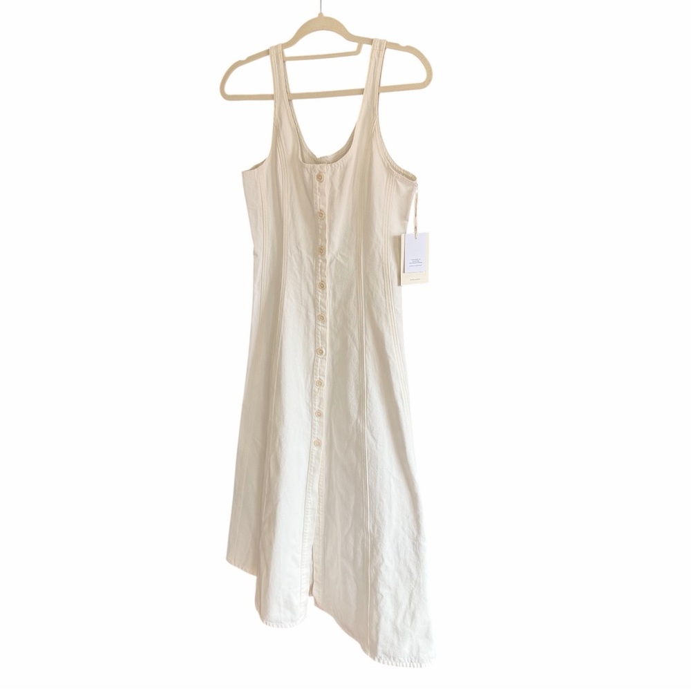 NWT Citizens of Humanity Rosetta Dress in Pashima White Denim Cotton 2 - Picture 9 of 16